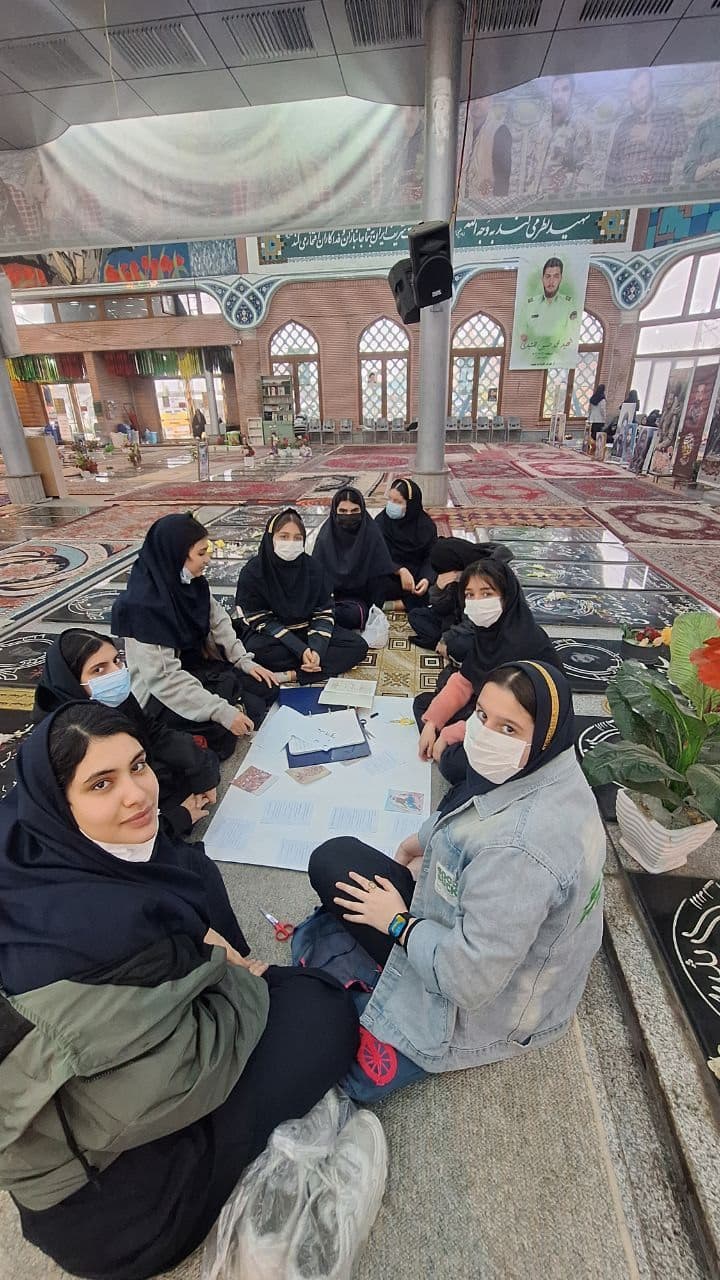 اردوی آمادگی دفاعی در گلزار شهدا
